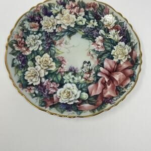 Circle of Inspiration by Lena Liu Floral Greetings Collector Plates